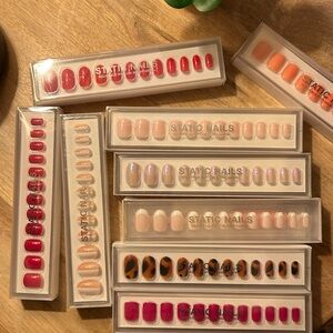Static Nails Various 9 packs